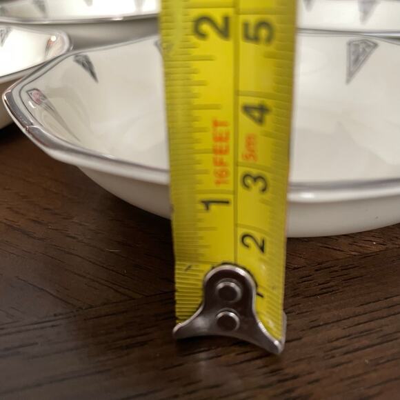 Vintage Art Deco Community China Deauville Fruit Bowl Set of 4 Dessert 1920 READ - Picture 5 of 16